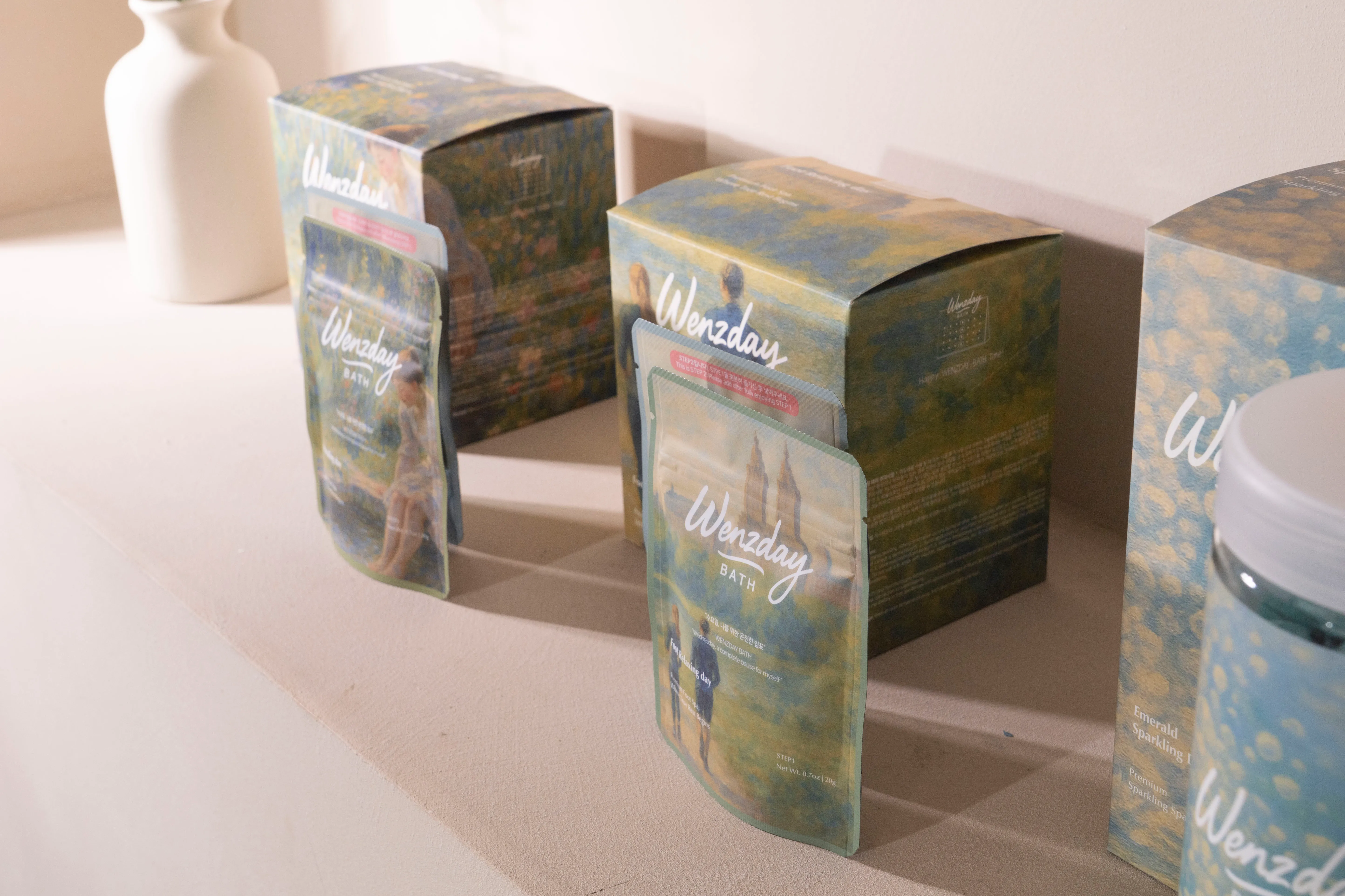 풋 힐링 데이와 풋 릴렉싱 데이 제품